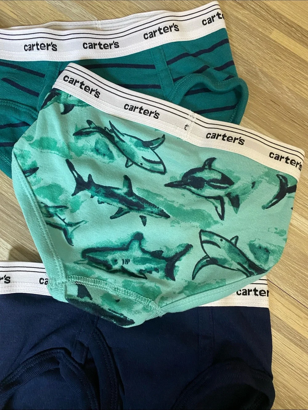 NWOT CARTER’s (3) pack briefs underwear size toddler boys 2T